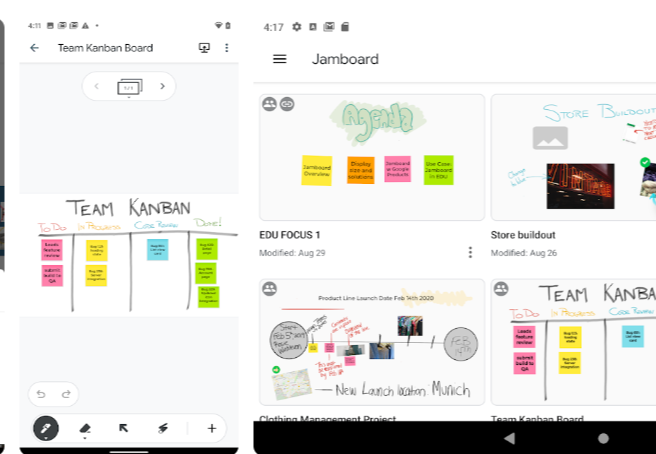 gioi thieu google jamboard