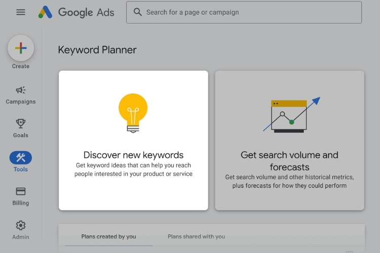 Google Keyword Planner 4