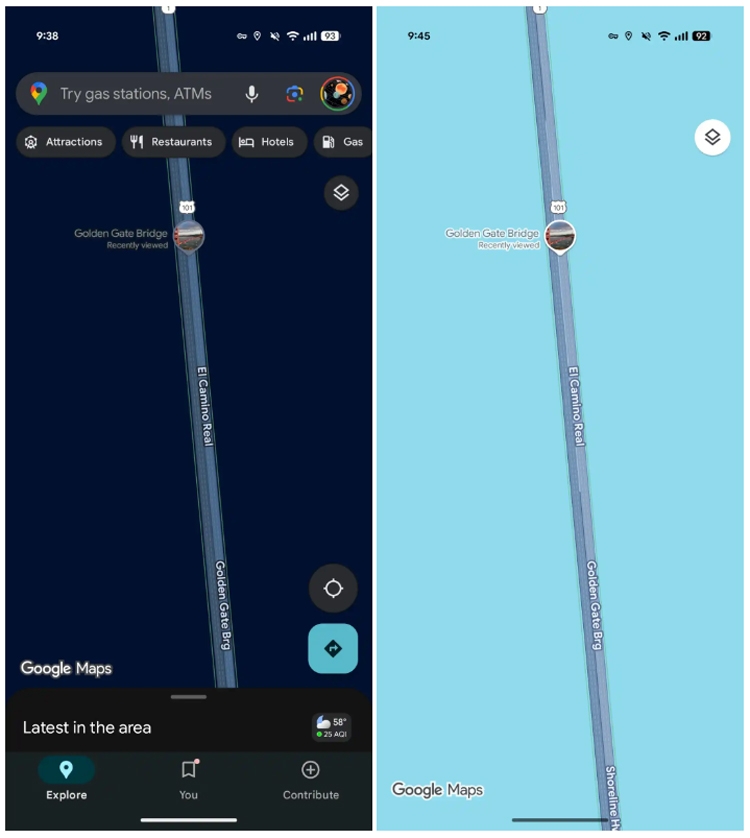 Google Maps cập nhật logo mới ở góc dưới màn hình - hình 1