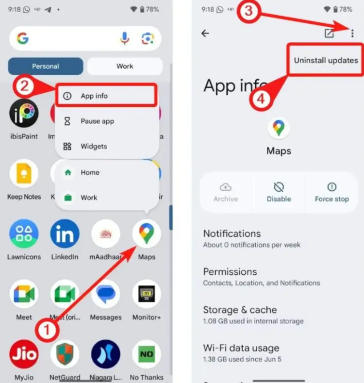 Google Maps gặp lỗi sập (hình 3)