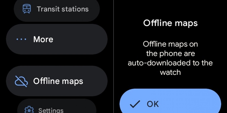 Google Maps ngoại tuyến bắt đầu hỗ trợ trên đồng hồ Wear OS