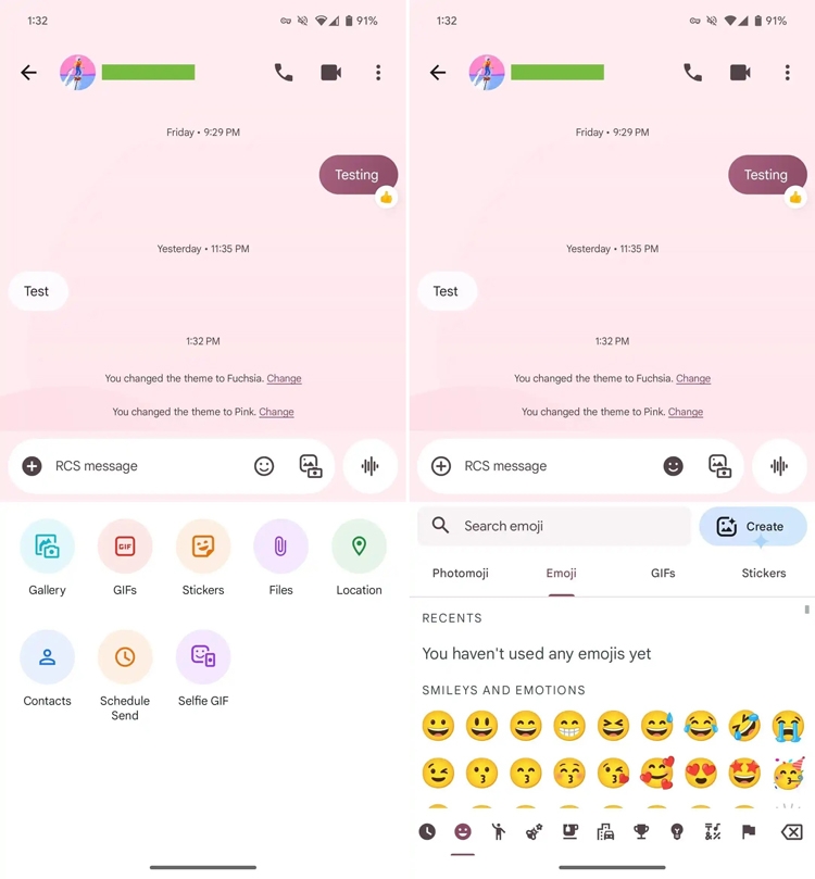 Google Messages nâng cấp giao diện với Material 3