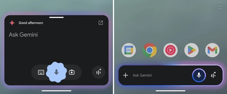 Google mở rộng triển khai thiết kế lại giao diện phủ của Gemini trên Android