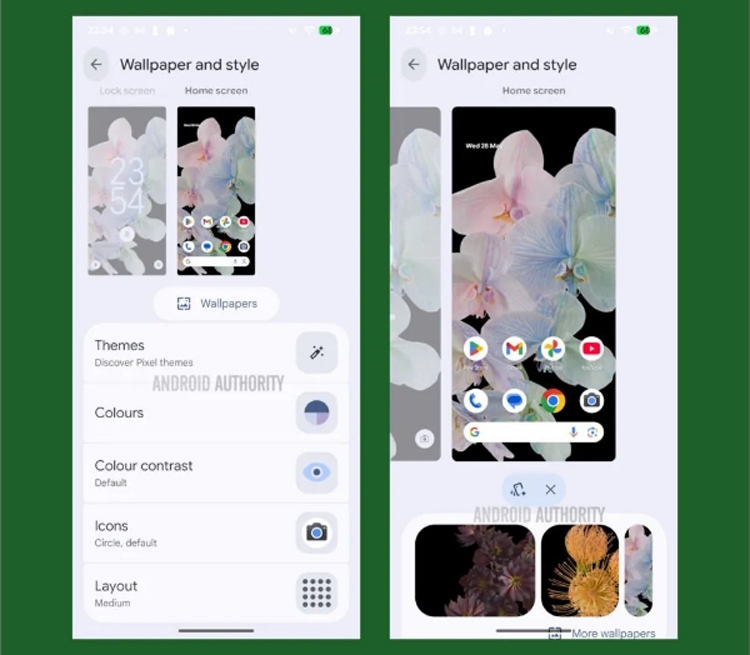 Google phát triển bộ theme tùy chỉnh cho dòng Pixel