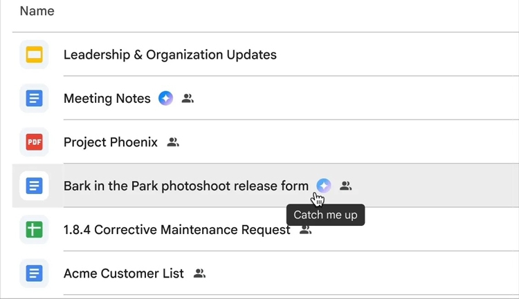 Google ra mắt tính năng Catch Me Up giúp theo dõi tài liệu thông minh - hình 1