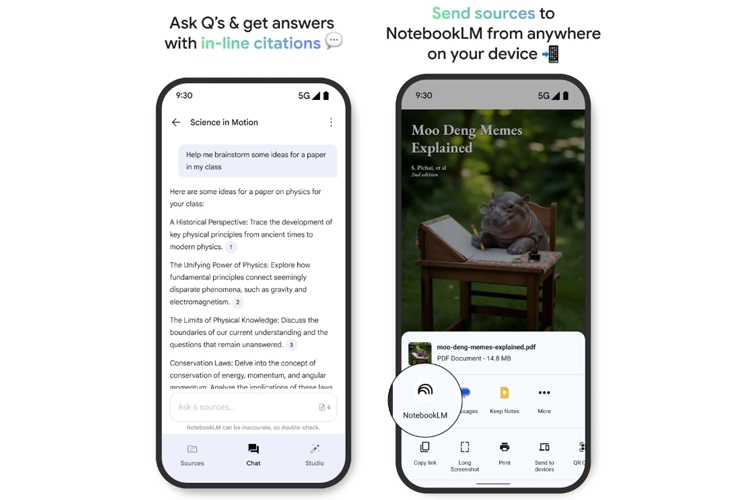 Google ra mắt ứng dụng NotebookLM thiết kế mới trên Android và iPhone - hình 1