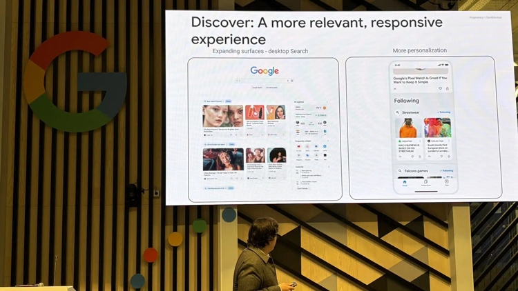 Google thử nghiệm giao diện tìm kiếm mới trên desktop: Tích hợp Discover và “At a glance” như trên điện thoại