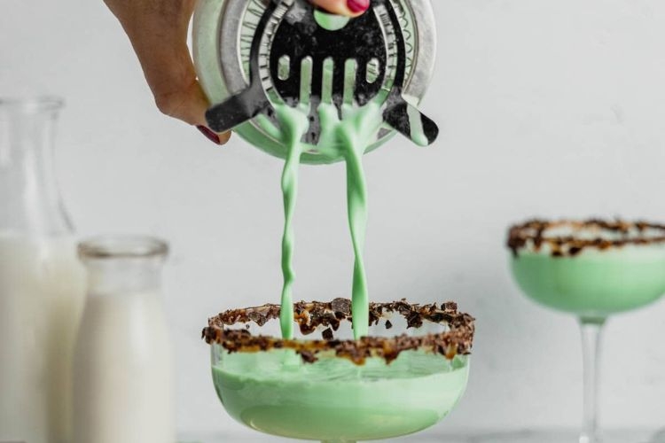 Grasshopper cocktail