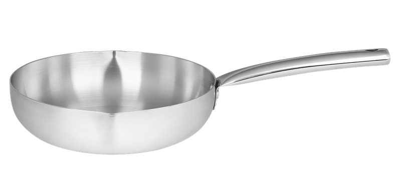 Chảo inox đáy từ 3 lớp Green Cook GCP254-24IH 24cm - hình 1