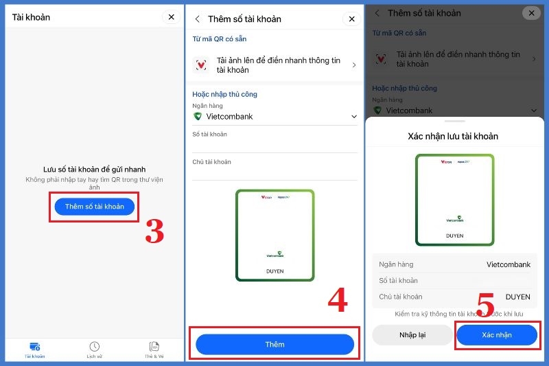 gửi số tài khoản ngân hàng bằng Zalo ảnh 3