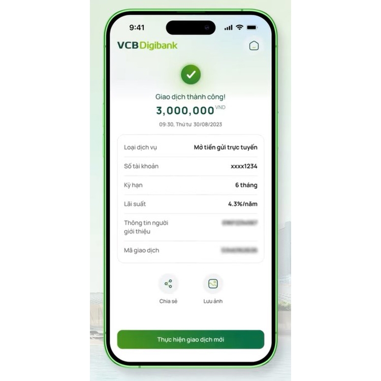 Chi tiết 2 cách gửi tiết kiệm online Vietcombank (hình 8)