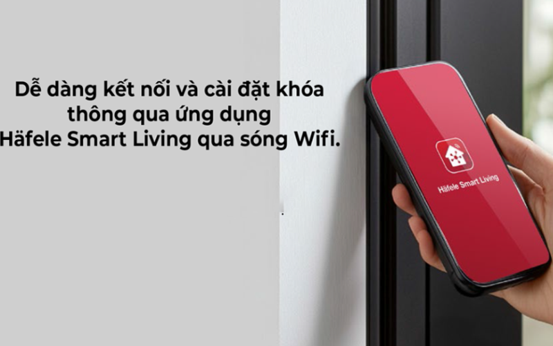 Khóa điện tử nhận diện khuôn mặt Hafele Horizon PP2501W - hình 4