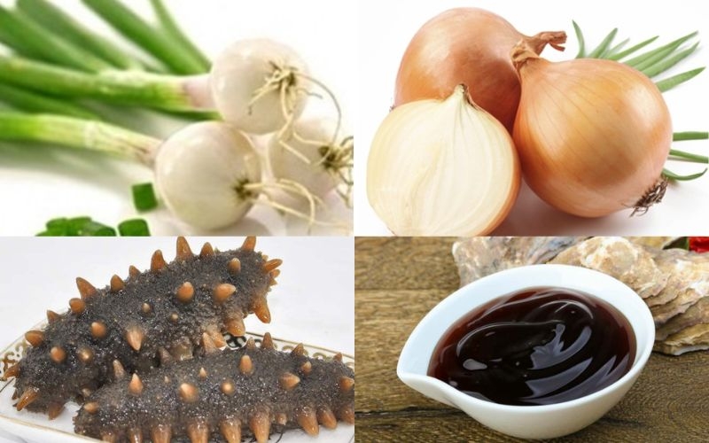 Hải sâm gai vàng sốt dầu hào