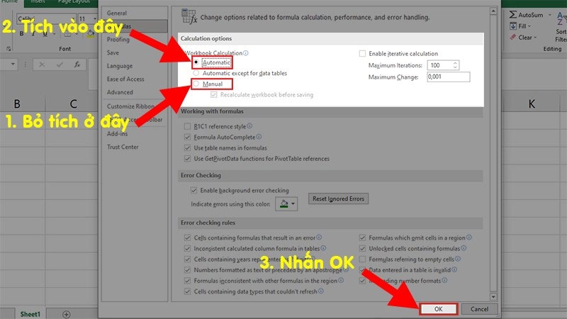 Hàm SUM không cộng được hình 4
