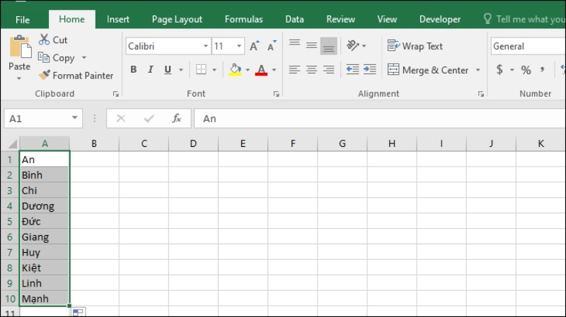 Hàm tự điền dữ liệu trong Excel (ảnh 12)