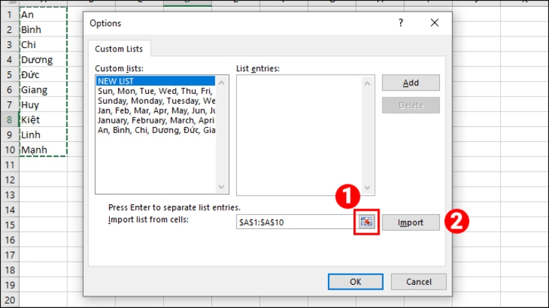 Hàm tự điền dữ liệu trong Excel (ảnh 13)