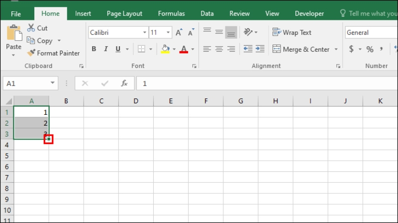 Hàm tự điền dữ liệu trong Excel (ảnh 1)