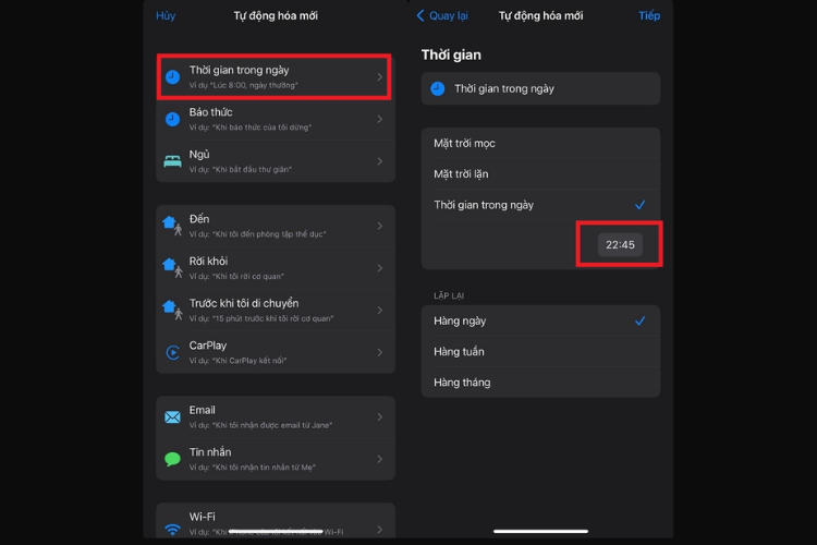 hẹn giờ tắt máy iPhone 8