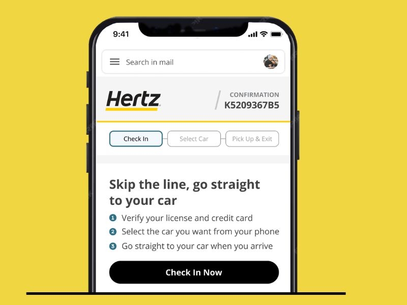Nhận xe nhanh với Hertz Car Rental