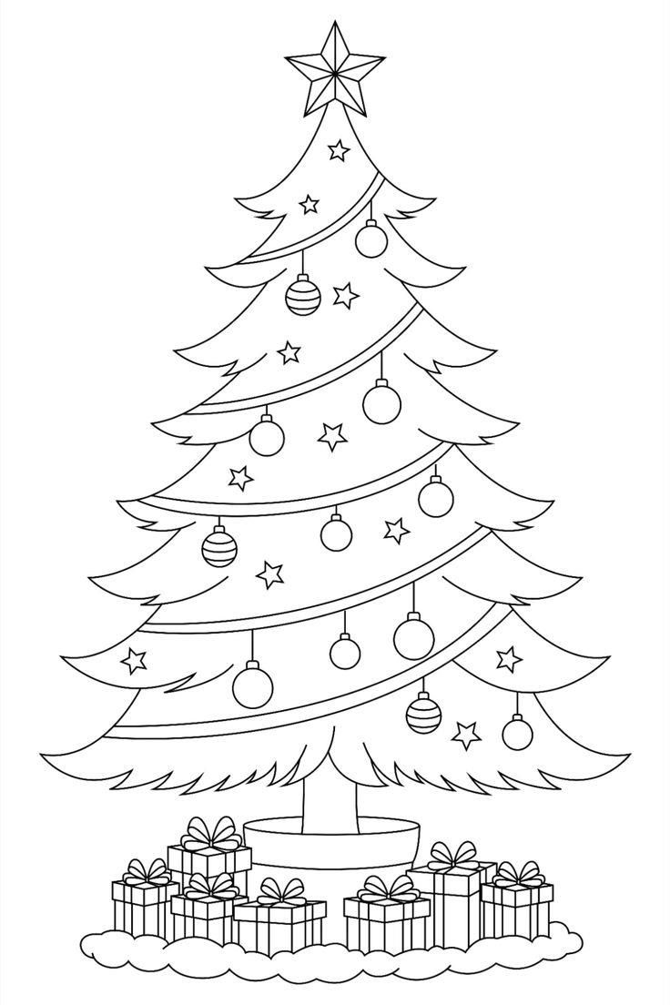 hình cây thông Noel hình 12