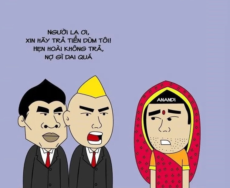 hình chế đòi nợ khéo 14