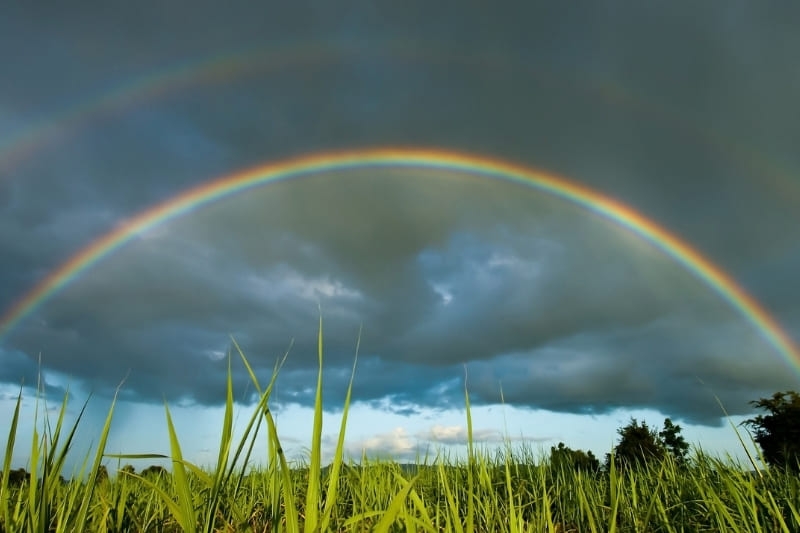 Hình nền 7 sắc cầu vồng ảnh 10