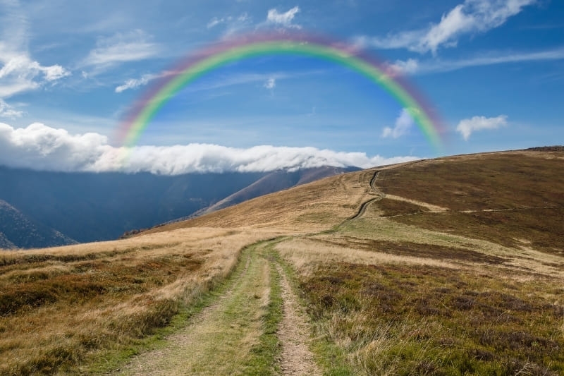 Hình nền 7 sắc cầu vồng ảnh 13