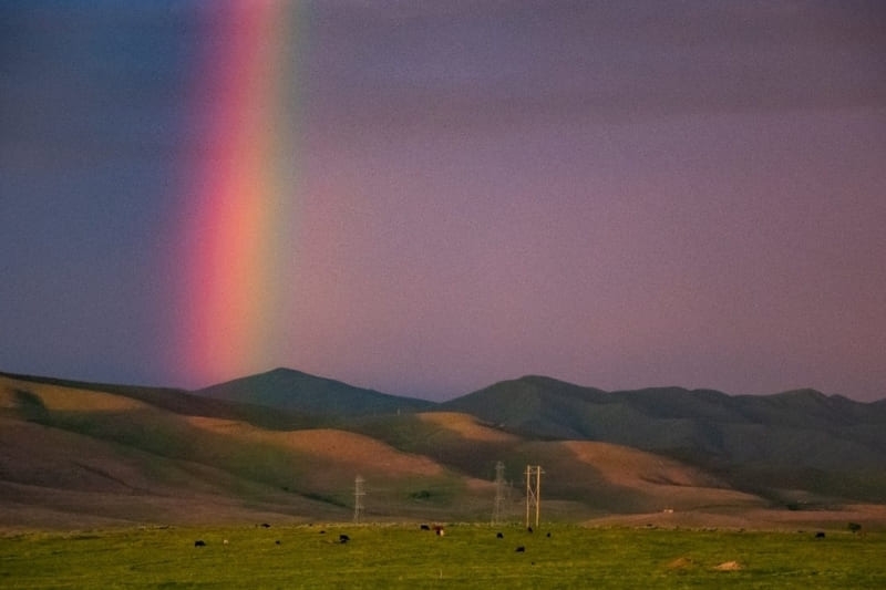 Hình nền 7 sắc cầu vồng ảnh 2