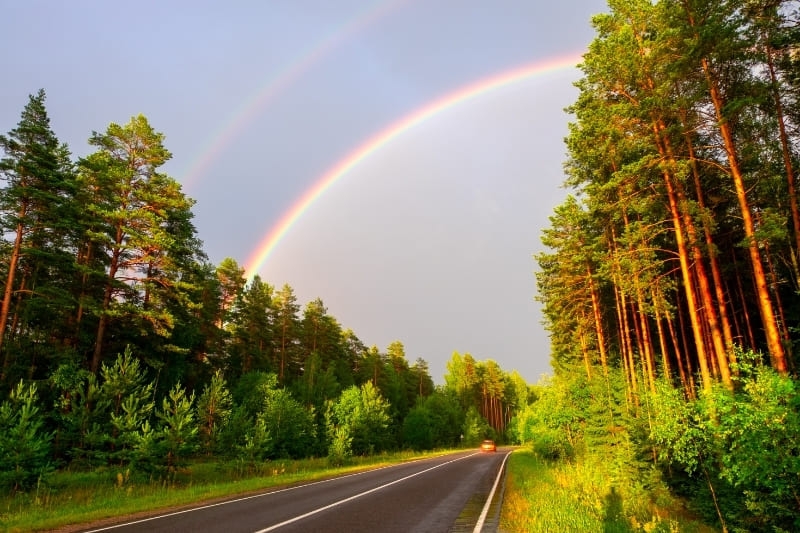 Hình nền 7 sắc cầu vồng ảnh 7