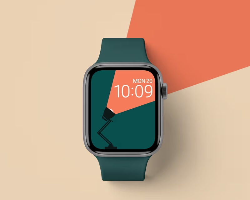 Hình nền Apple Watch đơn giản 4.