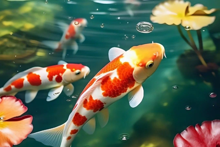 hình nền cá koi 11