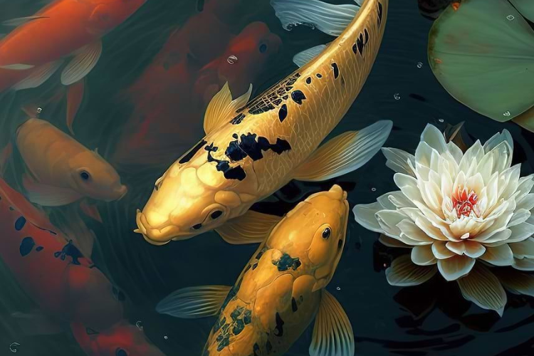 hình nền cá koi 9
