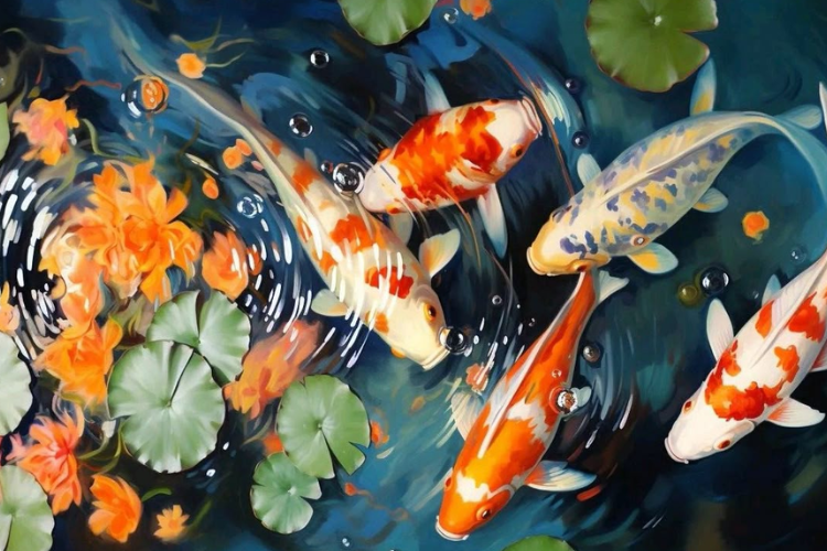 hình nền cá koi 6