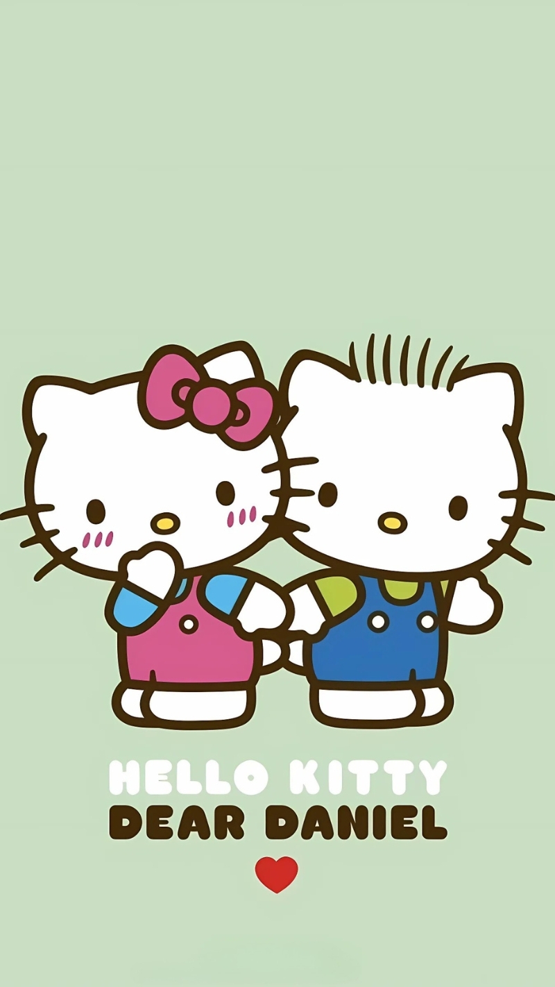 hinh nen hello kitty tinh yeu