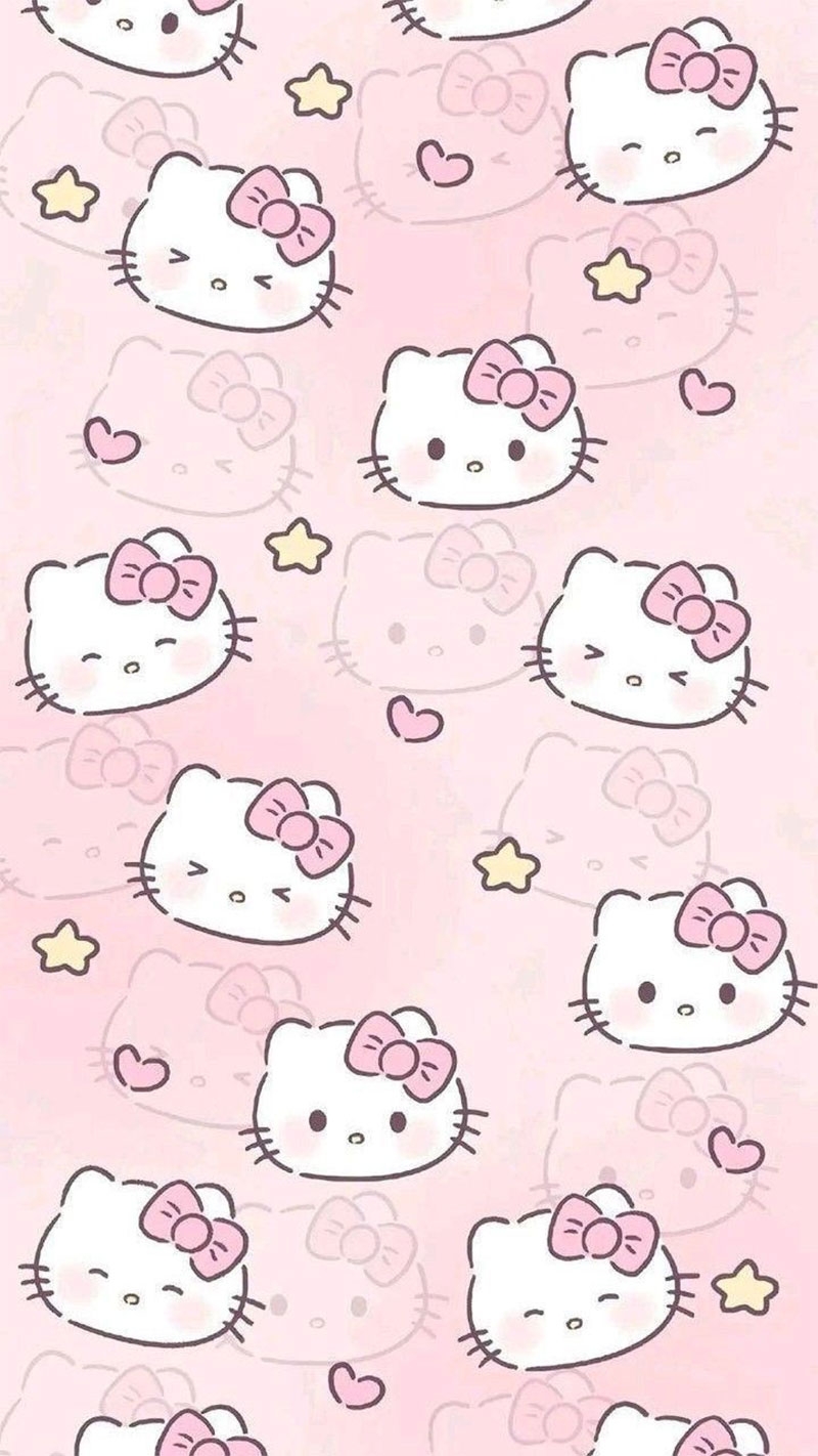 Hình nền Hello Kitty cho iPhone cute
