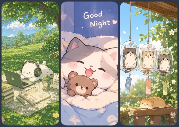 BST 99 hình nền hoạt hình dễ thương 9