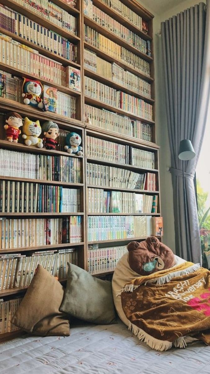 Hình nền kệ sách ảnh 7