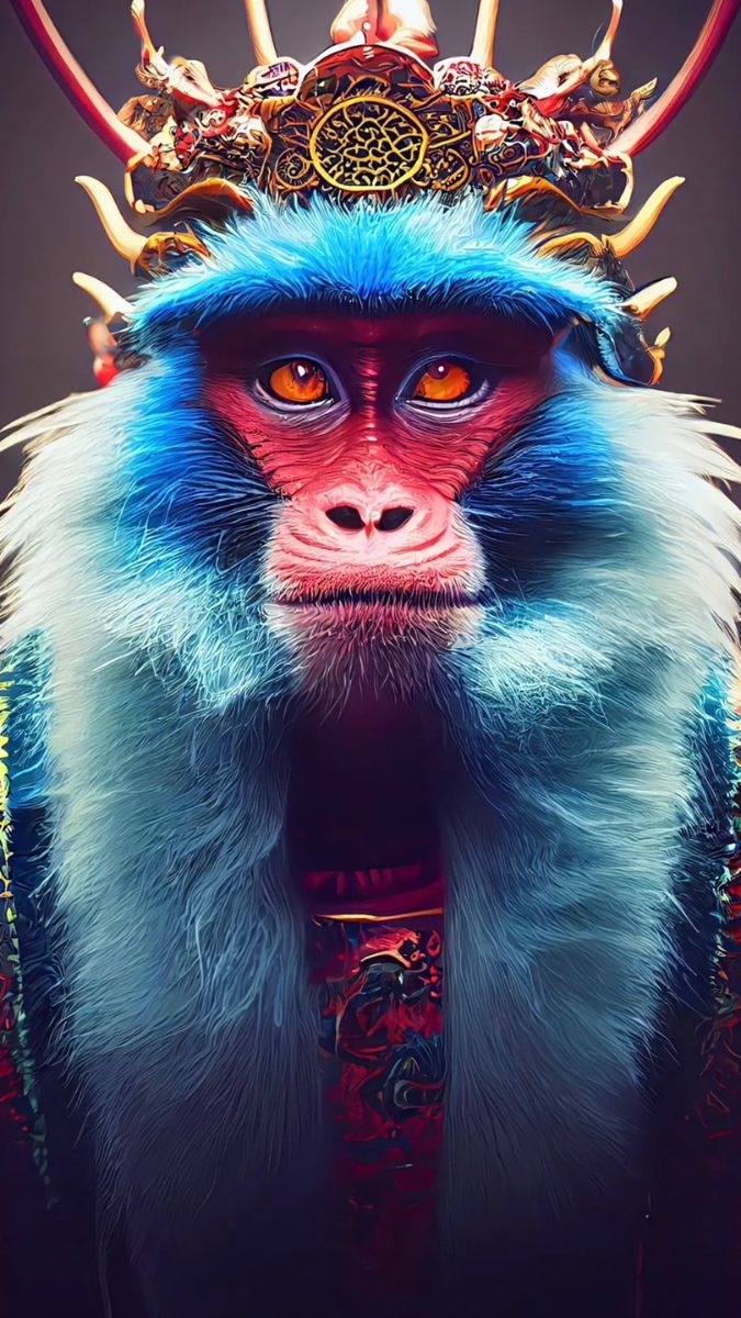 Hình nền khỉ 3D ảnh 23