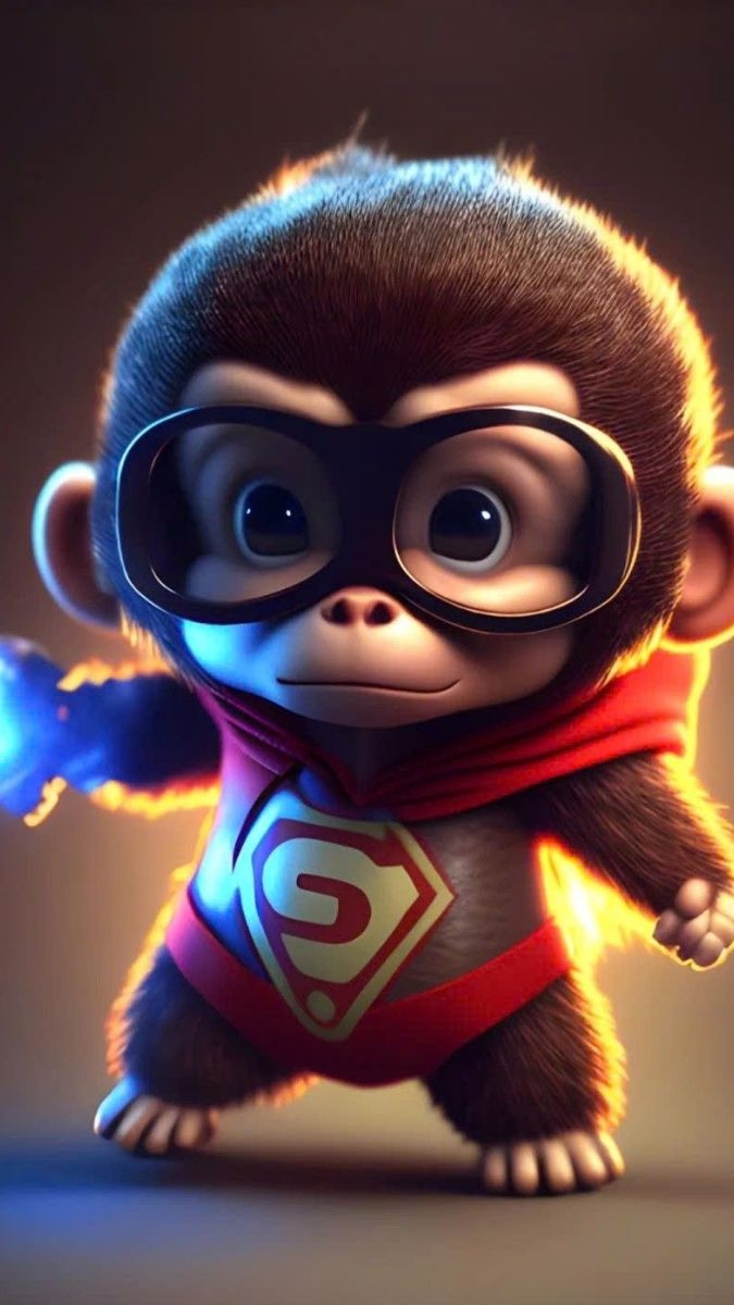 Hình nền khỉ 3D ảnh 5