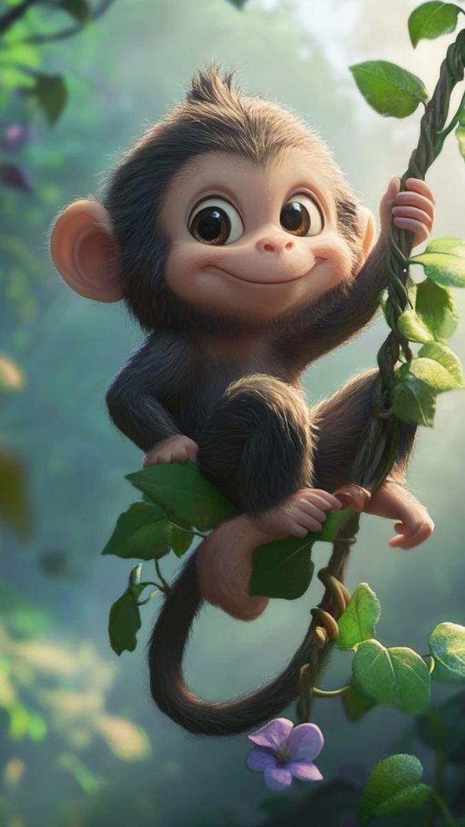 Hình nền khỉ 3D ảnh 9