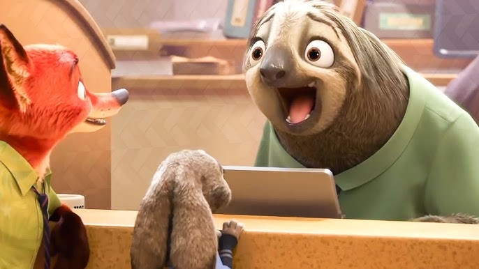 Hình nền meme con lười Flash Zootopia 1