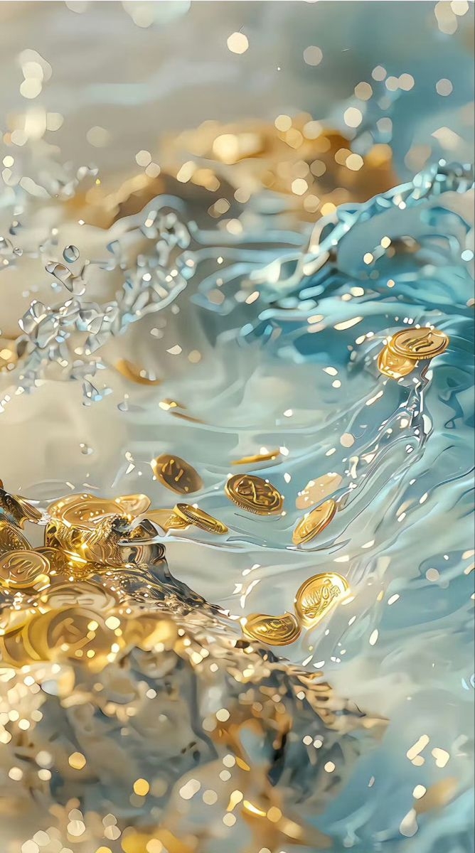 hình nền thu hút tiền bạc mệnh thủy hình 8