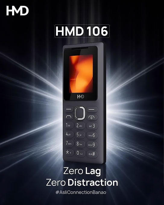 HMD 106 2G tập trung vào trải nghiệm sử dụng tối giản.
