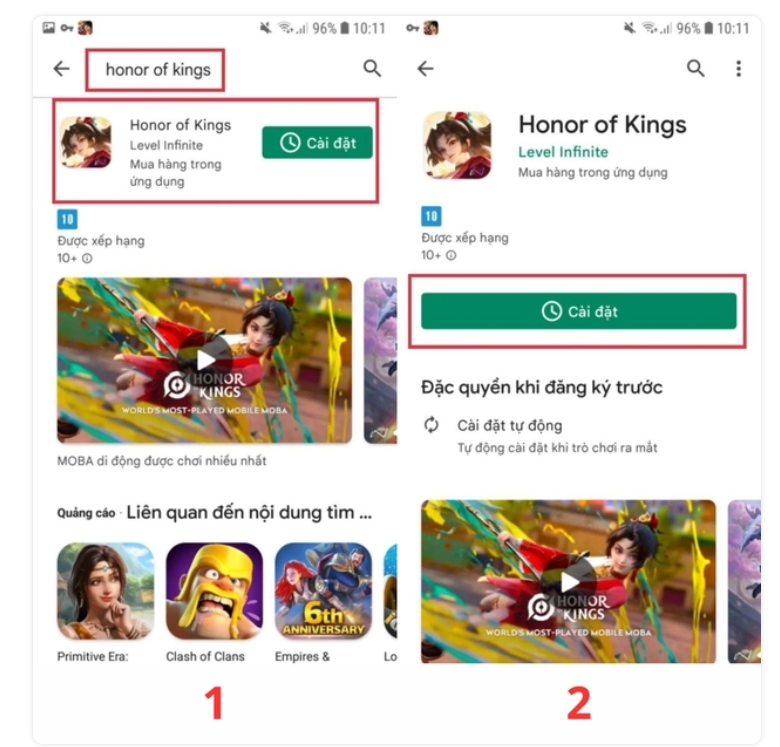 cai dat game honor of kings global tren dien thoai