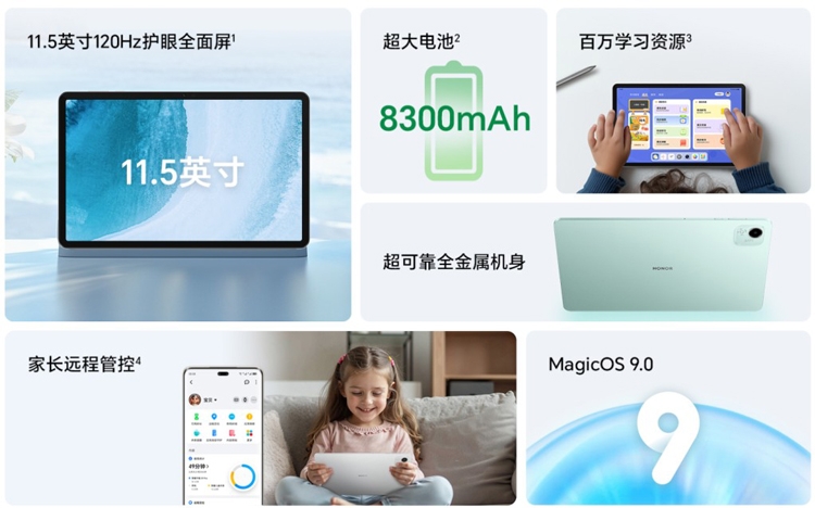 Honor Tablet X9 Pro ra mắt tại Trung Quốc với Snapdragon 685, pin 8300mAh và màn hình FHD+