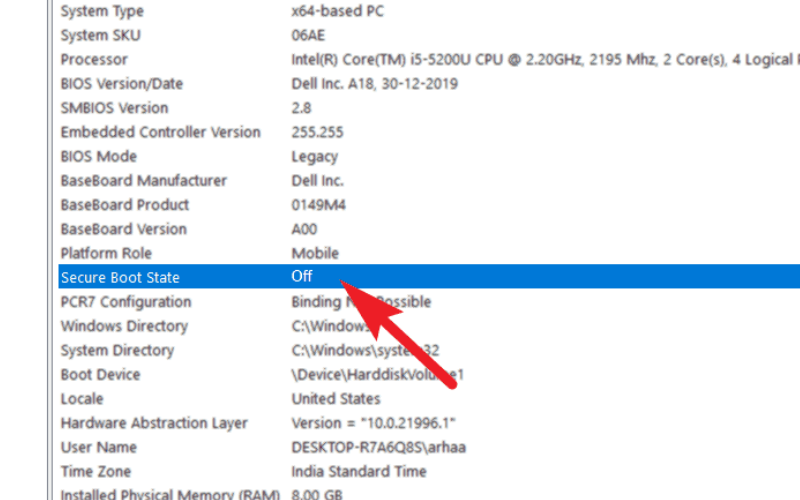 bật Secure Boot (ảnh 5)