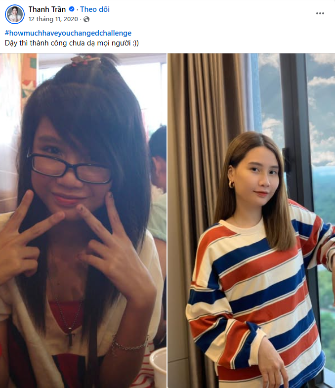 #howmuchhaveyouchangedchallenge là gì (ảnh 4)