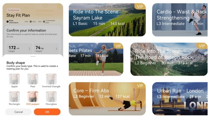 Huawei Watch GT 6 có thể hiển thị đồ họa tập luyện sống động