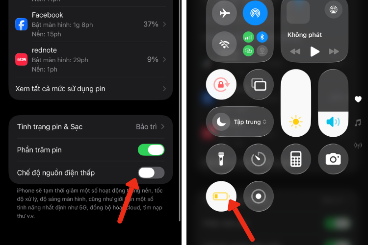 Bật chế độ tiết kiệm pin trên iPhone XR hình 5