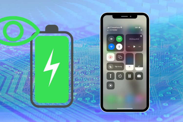 bật hiển thị phần trăm pin trên iPhone X hình 2